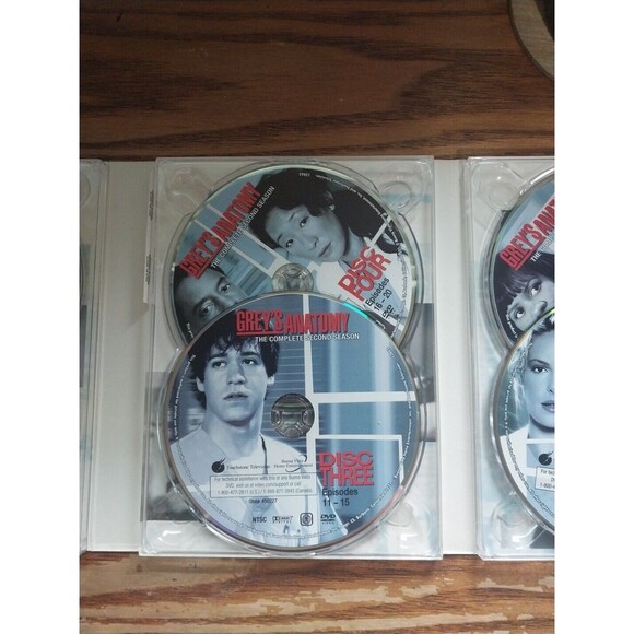 Grey's Anatomy: The Complete Second Season 2 (DVD, 2006, 6-Disc Set) - Picture 5 of 9
